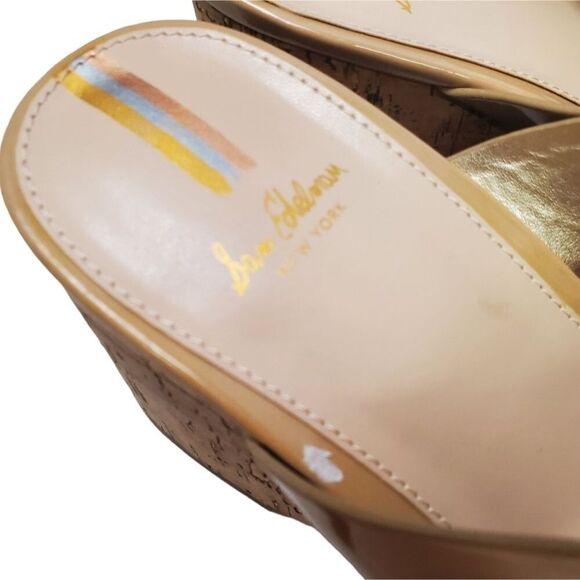 Sam Edelman Yardlie Cork Wedge Sandals Size 7.5 - Picture 5 of 8
